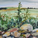 Painting of Rural Panorama by Shona Barr
